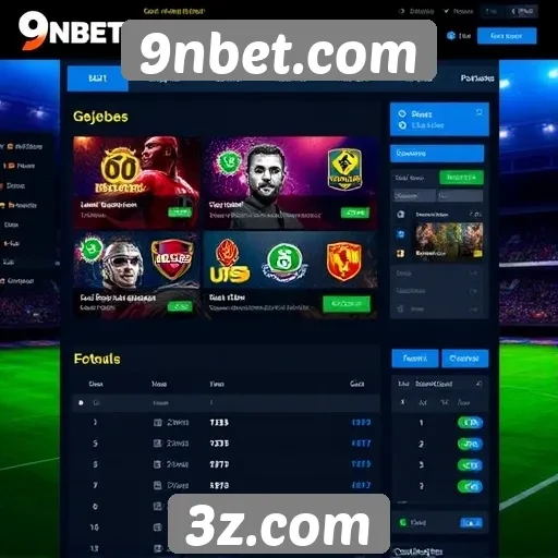 Análise da interface do usuário em 9nbet.com