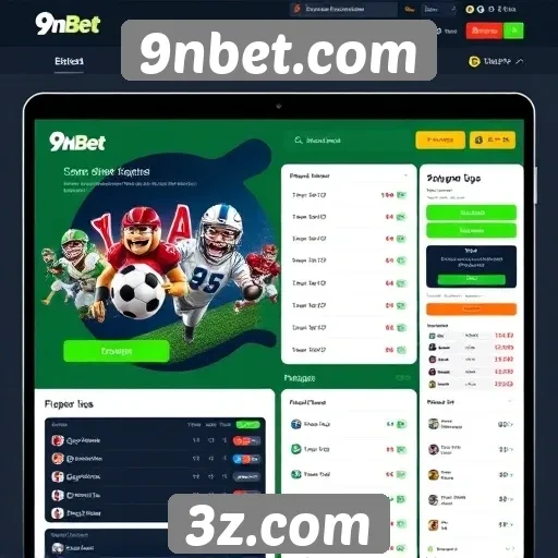 Interface do usuário do site 9nbet.com avaliada